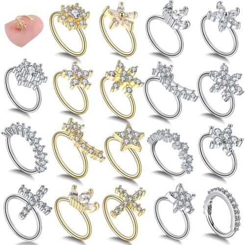 1PC 20G Copper Septum Piercings Nose Stud Rings Piercing Nariz Helix Piercings Nose Piercings Nose Rings Body Jewelry
