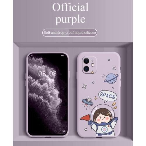 Reach Planet Girl Phone Case For iPhone 12 Mini 11 Pro Max X XS XR XSMAX SE2020 8 8Plus 7 7Plus 6 6S Plus Silicone Cover