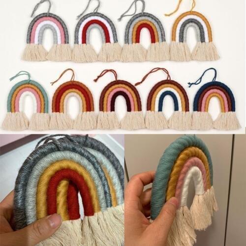 Nordic Kids Room Rainbow Hanging Decoration Rainbow Wall Hanging Decor Scandinavian Kids Room Decoration Accessories Room Decor