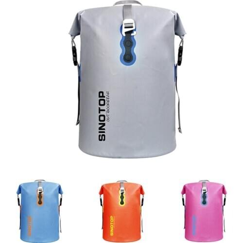 40L Outdoor Cycling Bag Rafting Drifting Riding Dry Backpack Waterproof Bicycle Bag Sports Travel Climbing Camping Backpack