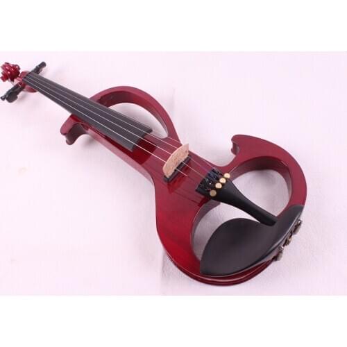 Yinfente Electric silent violin 4/4 Nice Tone Handmade Free Case Bow #EV6