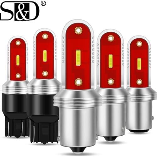 1pc CSP 1156 BA15S BAU15S PY21W 1157 BAY15D P21/5W LED T20 7440 7443 W21W WY21W W21/5W Bulb Signal DRL Lamp Red White Yellow