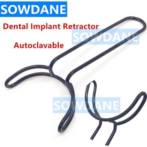 1 piece Dental Surgical Mouth Gag Dental Mouth Opener Teeth Retractor Dentist Implant Instrument Tool Autoclavable Black Type