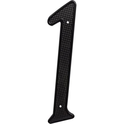 10cm Black House Number 4" Door Outdoor Mailbox Numbers Huisnummer Numeros Para Casa Street Address Nail on Metal Zinc Numbers