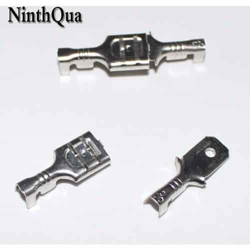 20pairs 4.8mm Crimp Terminal 4.8 mm Male Female Spade Connector for 22-16AWG Wire