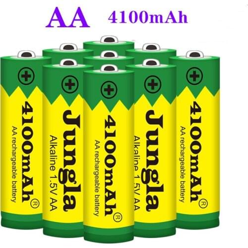 4~20 PCS New 4100 mAh battery AA 1.5 V Rechargeable Alcalinas drummey for toy light emitting diode