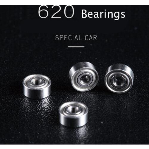 Free Shipping 10pcs 620 Bearings for Tamiya mini 4WD RC Car model AR S2 VS TZ S1 FM SX SXX Chassis ball bearings 6*2*2.5