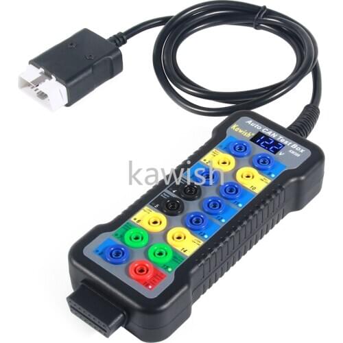 Free Shipping!CAN Test Box Breakout Box and Protocol Detector OBD scan tool assistant,Decoder assistant KW308