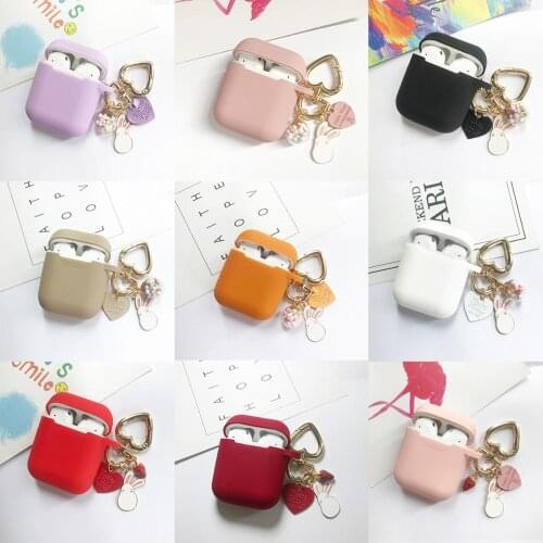 Funda for Apple Airpods Case Cute Rabbit Bluetooth Earphone Cartoon Protective Cover For Airpods Rabbit Key Ring