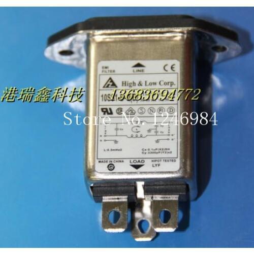 [SA]Filtered power connector socket power connector socket levy filter triangle 10SS1-BQ (B) 10A FILTER--20pcs/lot