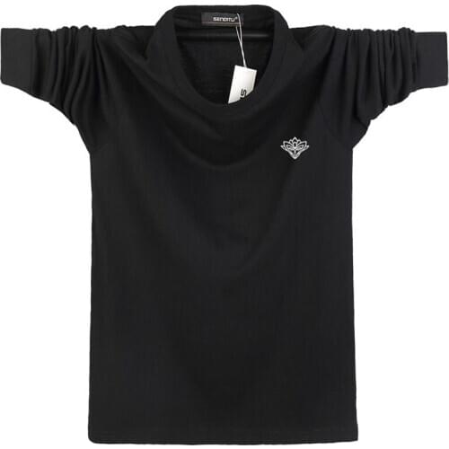 Simple Long T Shirt Men Solid Color Fat Head Logo Top Tees 150KG Men Round Collar Cotton Casual T-Shirts Plus Size 5XL