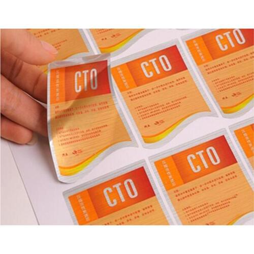 Printing Writable Sticker Labels Customized imformation labels printed adhesive paper label