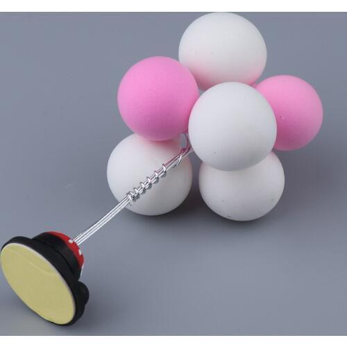 Creative Cute Balloons Dashboard Decorations Car Home Office Ornaments Best Birthday Holiday Gift Pink+White