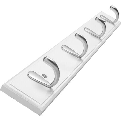 Concise Style Bedroom Furniture Coat Rack Clothes Hanger Hooks Living Room Closet Bamboo Hat Racks Coat Hanger Wall Hook 4 Hooks