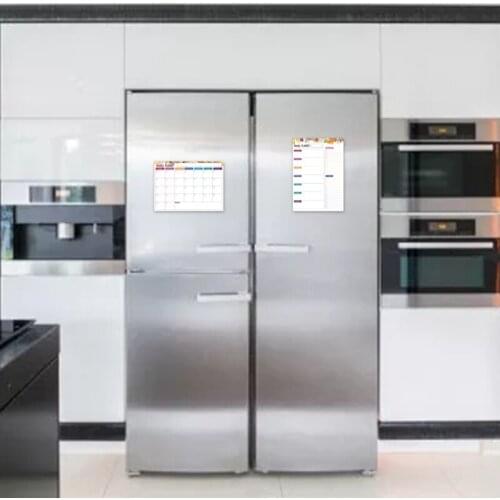 Magnetic Advertising Whiteboard Weekly Monthly Listing Schedule TV Schedule Development Refrigerator Message Chalkboard