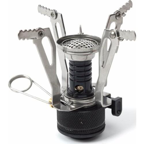 MINI BARBEQUE CAMPING FOLDABLE CANISTER STOVE GAS BURNER