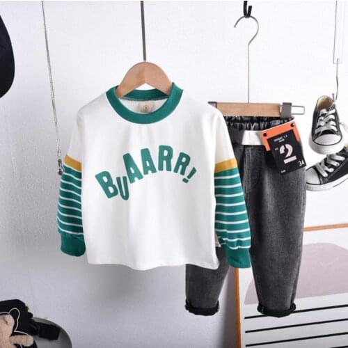 Fahion Children Suit 2021 New Toddler Kids Baby Boy Cartoon Dinosaur T Shirt+Pants 2pcs Outfits Boys Clothes Set High Quality