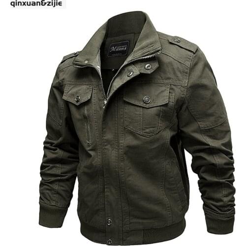 Q&Z New Autumn Winter Mens windbreaker Jackets zip up Sports Casual Business Solid Pocket Slim Fit Jacket Men Clothing 2021