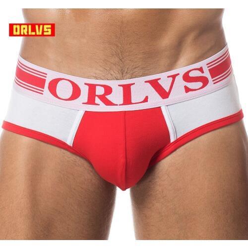 Brand Men Underwear Briefs Slip Sexy Hollow Cotton Shorts Cueca Gay Sleepwear Male panties Sexy Breathable Crotch Cotton OR688