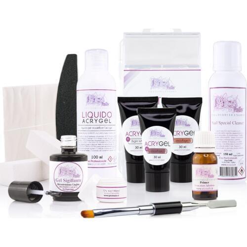 Nail Reconstruction Kit Acrigel-Nails Top with the New Method Professional Quality TOP FROM ITALY FREE SHIPPING