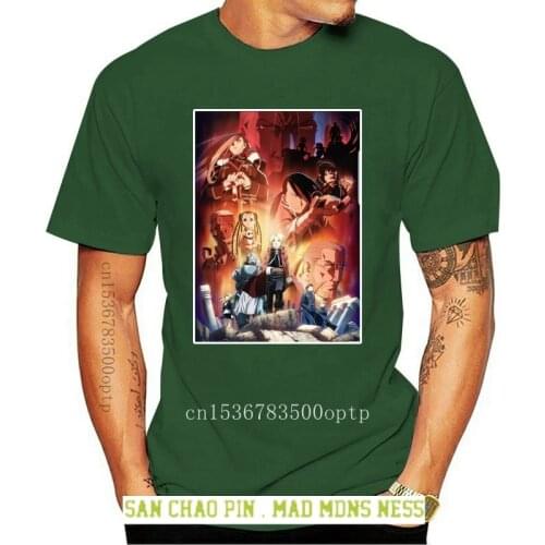 2020 Newest Letter Print Fullmetal Alchemist Anime Custom Personalized T-Shirts Men Women T Shirt T-Shirt Casual Man Tees