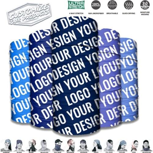 Personalized Balaclava Seamless Bandana Cycling Facemask Tube Scarfs Headband Neck Buff Headscarf Motorcycle Face Shield Summer