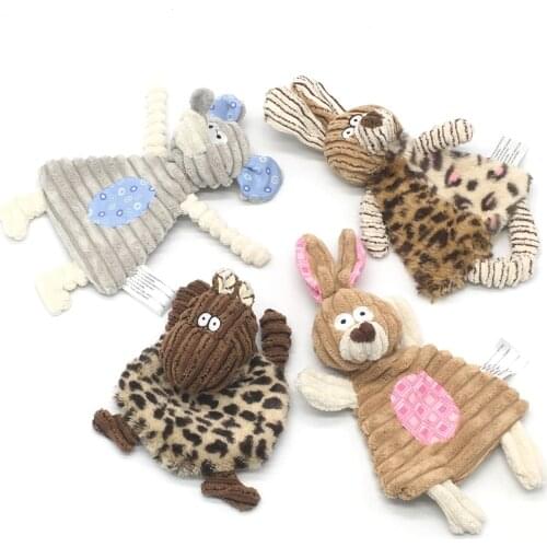 Plush Ring Paper Pet Dog Squeak Toy for Small Dogs Chihuahua Cleaning Teeth Puppy Toys Pet Accessories for Dog Clean Teeth Toy