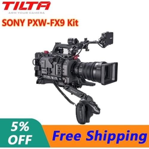 Tilta ES-T18 Camera Cage for SONY PXW-FX9 DSLR Camera full cage PXW FX9 Rig with base plate power ES-T18 in stock