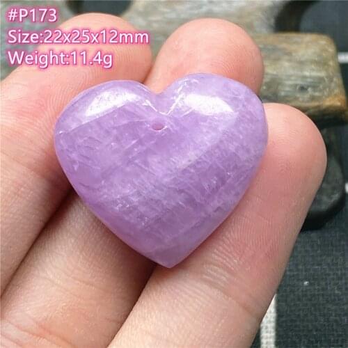 Top Natural Purple Kunzite Stone Pendant Jewelry For Women Man Crystal Healing Love Gift Silver 22x25x12mm Beads Gemstone AAAAA