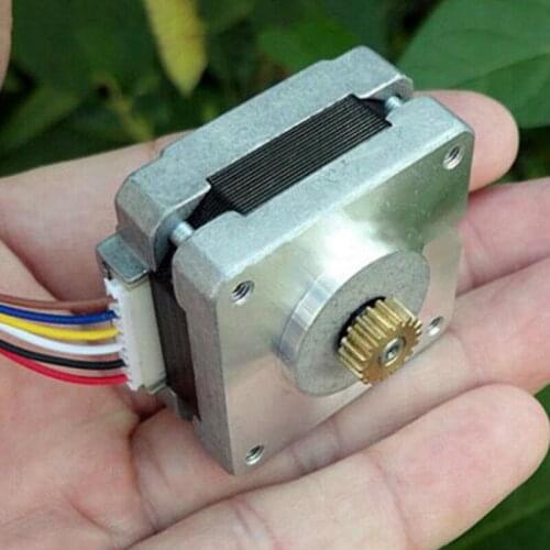 High Precision 39BYG 4 Phase 5 Wire Line Hybrid Stepper Motor Step Double Ball Bearing 1.8 Degree Stepper Angle Hybrid 1000 G/cm
