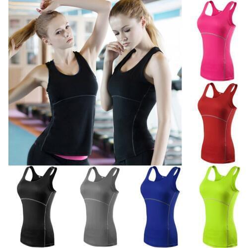 Women Sports Tank Tops Gym Running Quick Dry Stretch Vest Athletic Apparel SPSYL0006