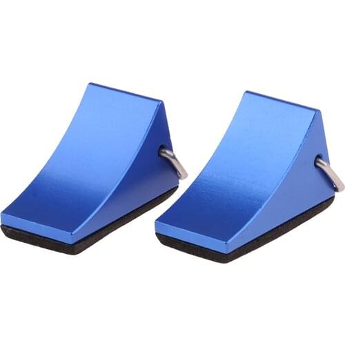 1/10 RC Crawler Trailer Truck Scale Metal Steel ALLOY TIRE STOP WHEEL CHOCKS