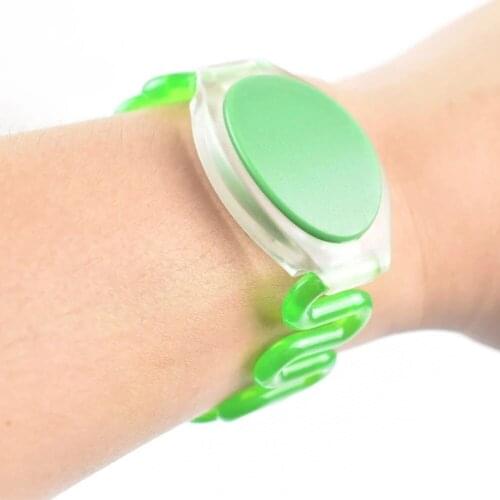 ID 125KHz EM4305 T5577 Rewritable RFID Adjustable Bracelet Silicone Spring Wristband Watch Copy Clone Blank Card 1Pcs