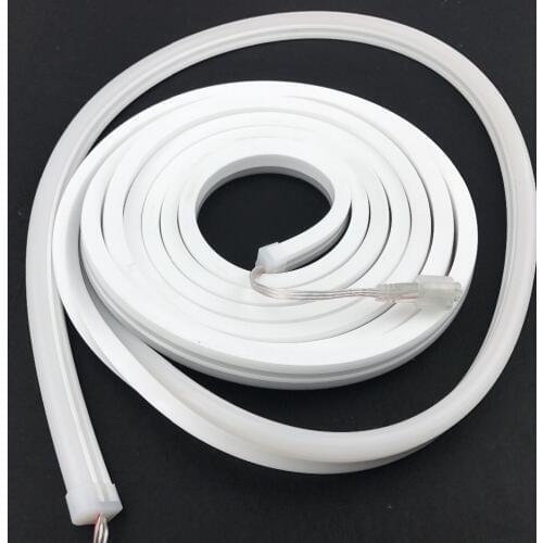 12mm*20mm size/ 5m DC24V input led neon flexible light;RGB dumb type;60leds/m 5050 SMD, 72W/5m;IP65 rated