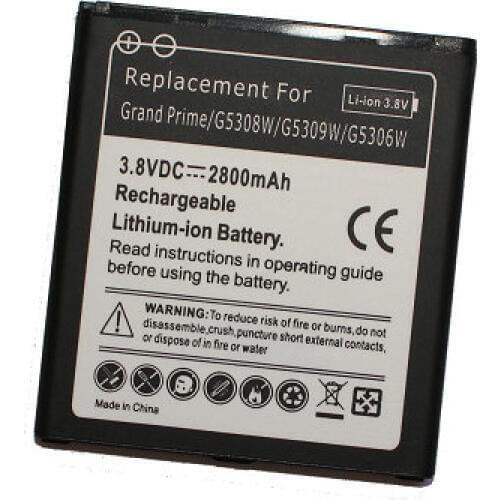 1x 2800mAh EB-BG530BBC Battery For Samsung G5308W G5309W G530F G531H G5306 J5 J5000 J5008 J5009 J500H J500F J3 J3109 J320