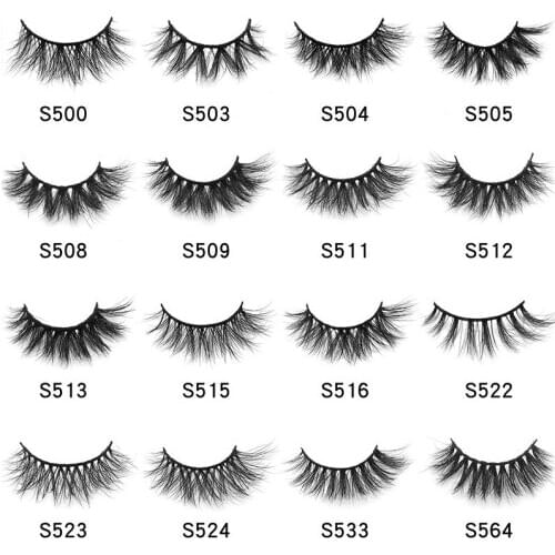 3D mink eyelashes short soft thin mink lashes natural long eye makeup wholesale cruetly free reuse about 20times hot sale tool
