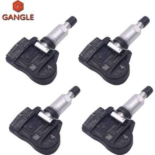 4PCS 407003VU0A 433MHz For NISSAN NOTE QASHQAI TIIDA HATCHBACK X-T RENAULT ESPACE V KOLEOS Tire Pressure 40700-3VU0A