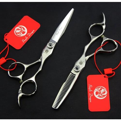 6 inch Professional Hairdressing Scissor Cutting Thinning Scissors Set For Styling Professional Women Hair Scissors
