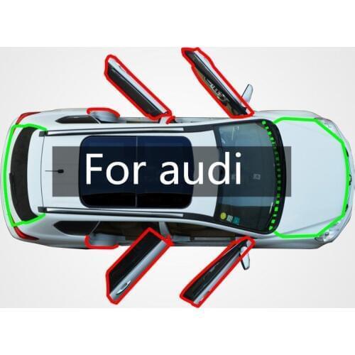 Auto door seal Car Sticke Rubber Seals For audi special car sealing strip sound insulation plus modified sealing strip