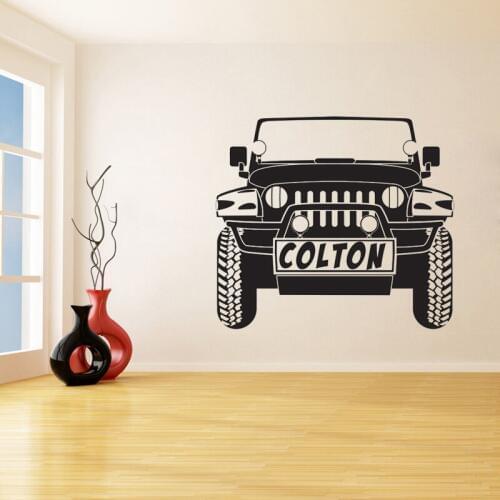 Car Removable Wall Stickers for Living Room Home Art Decor Murals Vinyl Decals Nursery Boy Bedroom Decoration K275