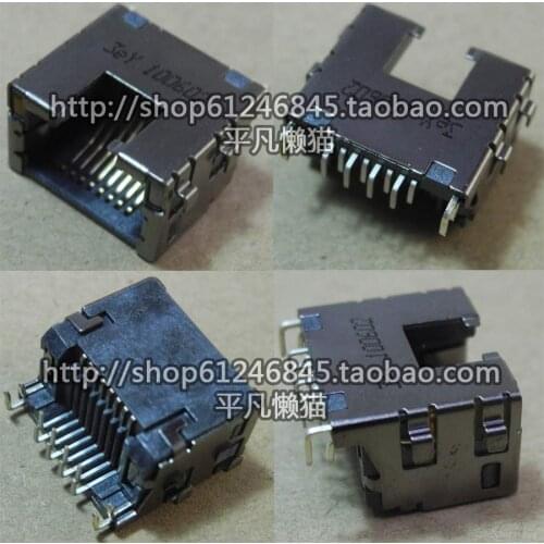 Free shipping For the original notebook NIC interface network port 12-pin with lights 131