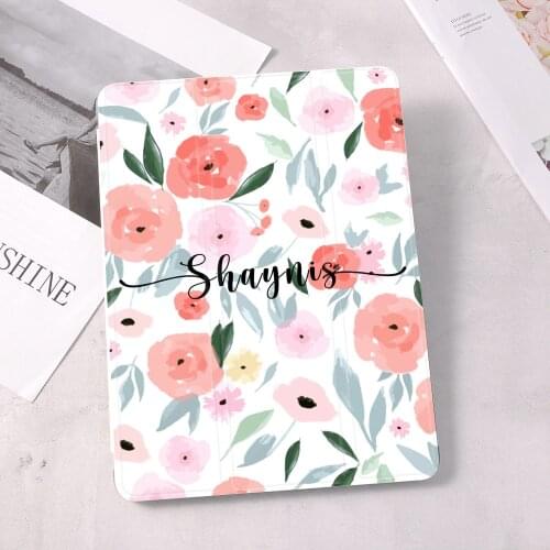 Custom Name Cute Daisy flower For iPad Air 4 Case 2020 iPad 10.2 Case 7th 8th Generation iPad 9.7 6th Cover 10.5 Air 1 2 Mini 5