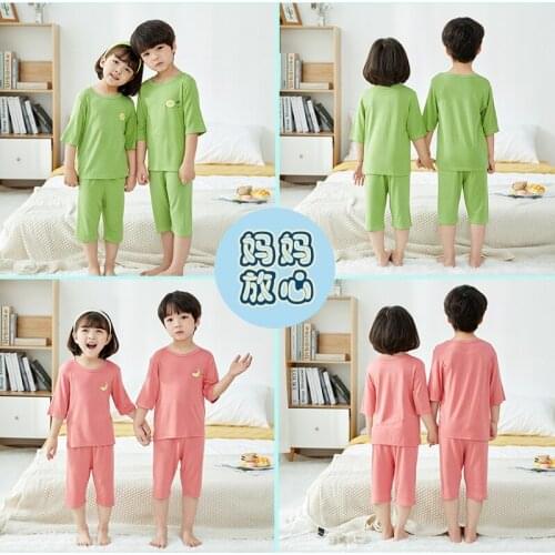 Children Pajamas Boys Modal Homewear Clothes Pant Set Cartoon Sleepwear Kids Pajamas For Girls Toddler Baby Outfits Child Pyjama