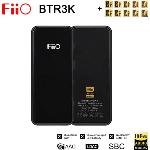 Fiio BTR3K AK4377A *2 Balanced Bluetooth 5.0 Amp USB DAC with LDAC/aptX HD lossless HiFi Codecs(2.5/3.5mm)
