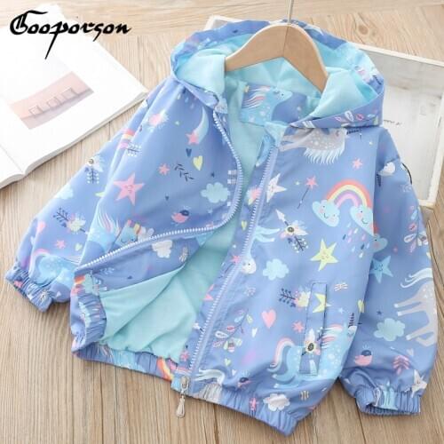 GOOPORSON Girls' Windbreakers