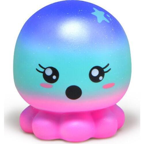 Squishies wholesale 10pcs rare kawaii squishy jumbo octopus slow rising squishy with package kids toy gifts scented