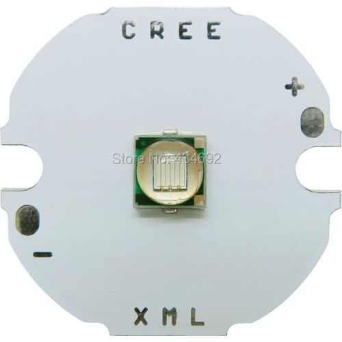 Kiwilighting 10W XML XM-L 5050 Royal Blue 450NM - 455NM Led Emitter Lamp Light 2.9-3.2V 3A On 25MM/20MM/16MM/14MM/12MM PCB Board