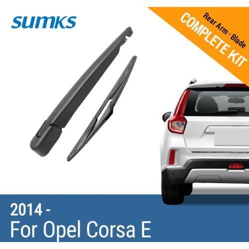 SUMKS Rear Wiper & Arm for Opel Corsa E 2015 2016 2017