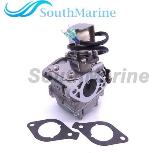 Boat Engine 6AH-14301-00 6AH-14301-01 Carburetor Assy and 6AH-13646-00 Gaskets (2 pcs) for Yamaha 4-stroke F20 Outboard Motor