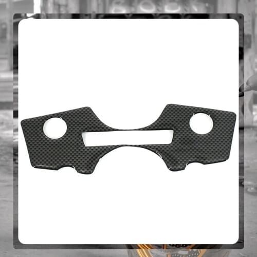 For SUZUKI HAYABUSA GSX1300R 1997-2007 Motorcycle Carbon Fiber Sticker Decal Pad Three Tree Upper Clamp Front Yoke Protector